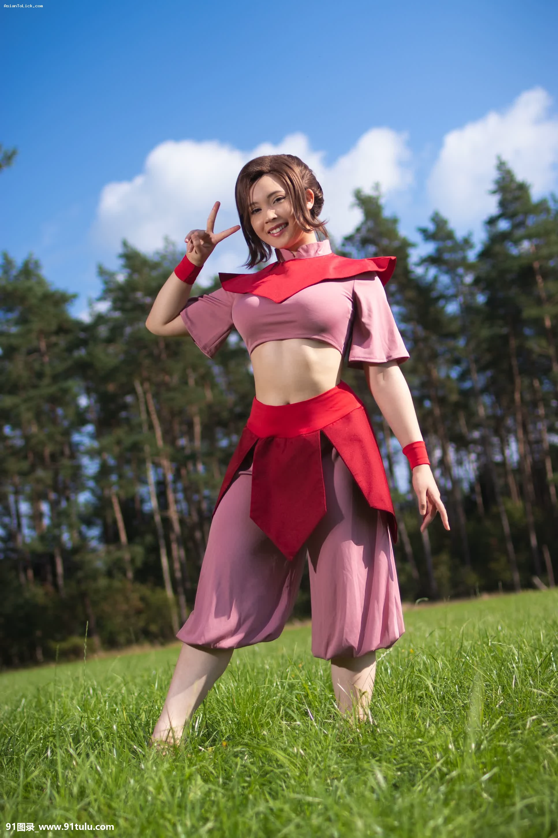 Virtual Geisha   Ty Lee   Avatar The Last Airbender Nude Cosplay [55P][艺萱 人体艺术]